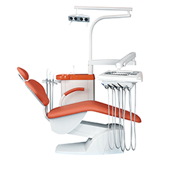 STOMADENT IMPULS S200 - стоматологическая установка с нижней подачей инструментов